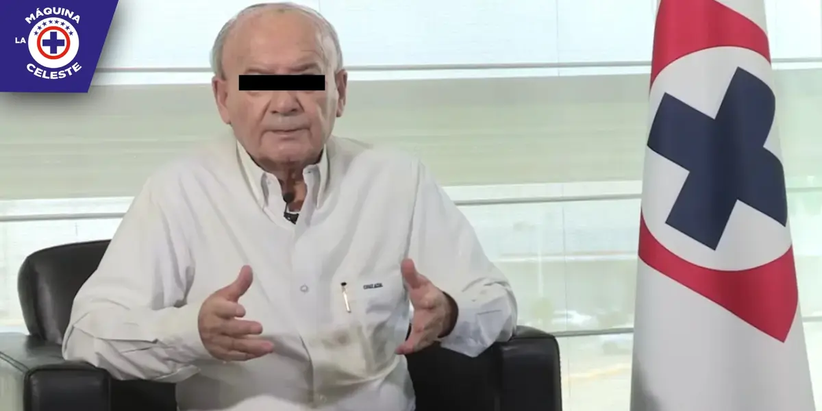 El expresidente de Cruz Azul, Guillermo 'Billy' Álvarez durante su gestión en el equipo (Fuente: MEXSPORT)