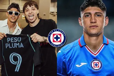 El famoso cantante se tomó una foto con el que sería el próximo 9 de La Máquina Celeste.