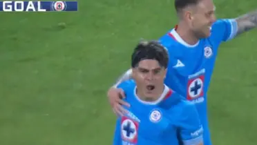 el gol de Luka Romero - foto: Captura de pantalla