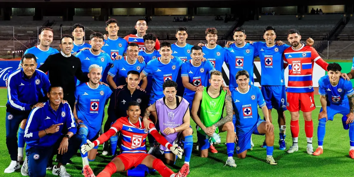 El grupo de Cruz Azul - Foto: X (@CruzAzul)