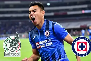 El jugador celeste dio muy buenos minutos en el Tri.