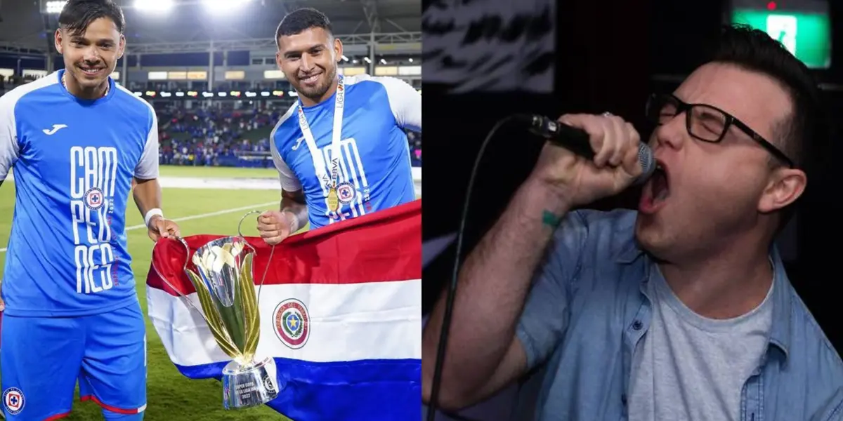 El jugador de la Máquina andaba con todo en el karaoke