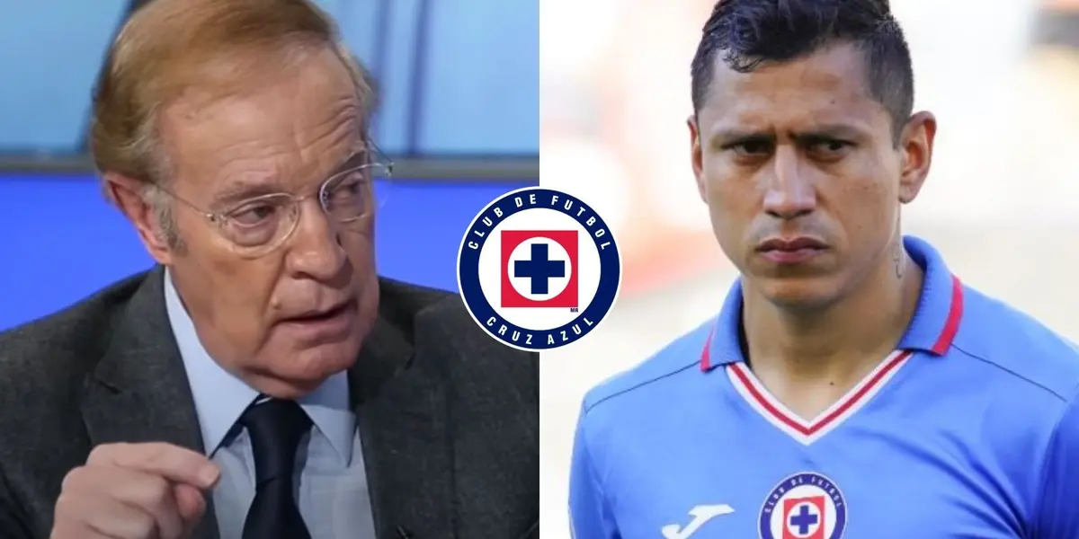 El legendario periodista se le fue a la yugular al Cata Domínguez en pleno programa en vivo.