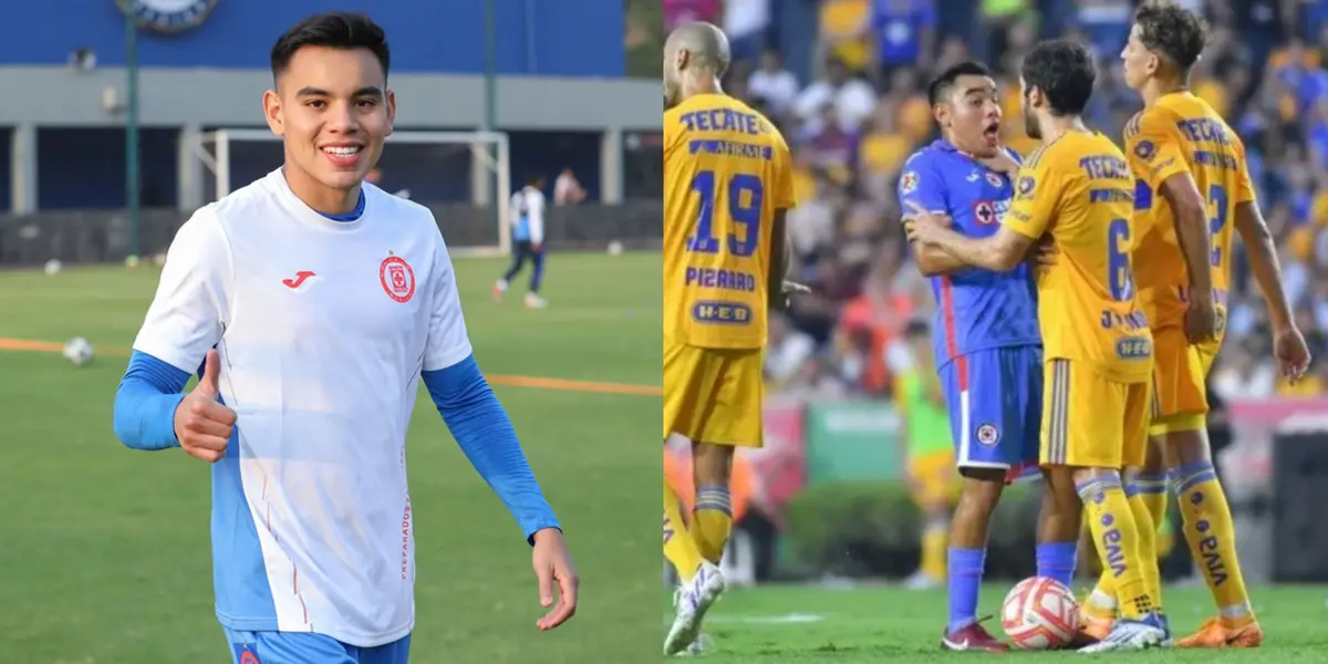 En el Cruz Azul vs Tigres Charly fue agredido por un rival