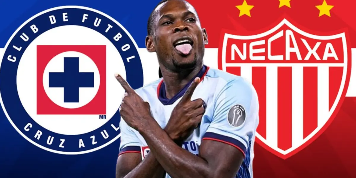 En pleno Cruz Azul vs Necaxa se revela la decisión sobre regresar a Diber Cambindo