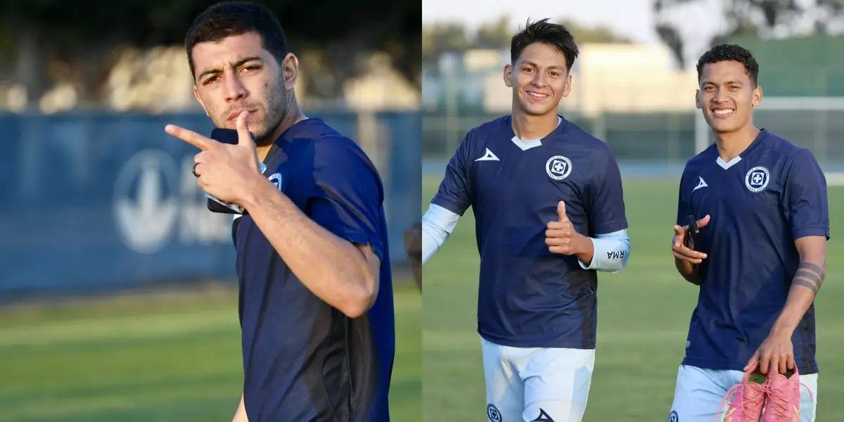 Entrenamientos en Cruz Azul.