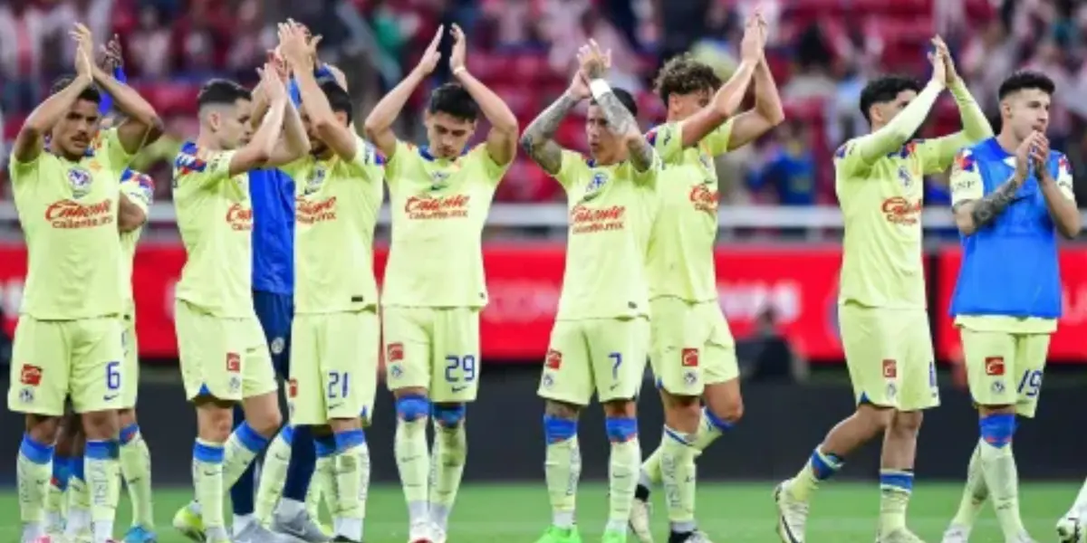 Equipo de América agradeciendo/FOTO América