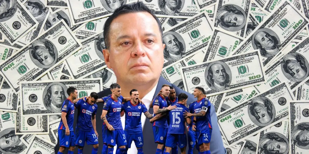 Equipo de Cruz Azul, Víctor Velázquez de fondo