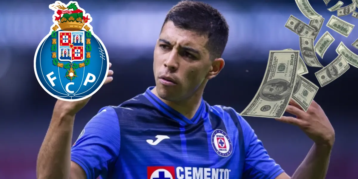 Erik Lira con Cruz Azul - Foto: Mexsport
