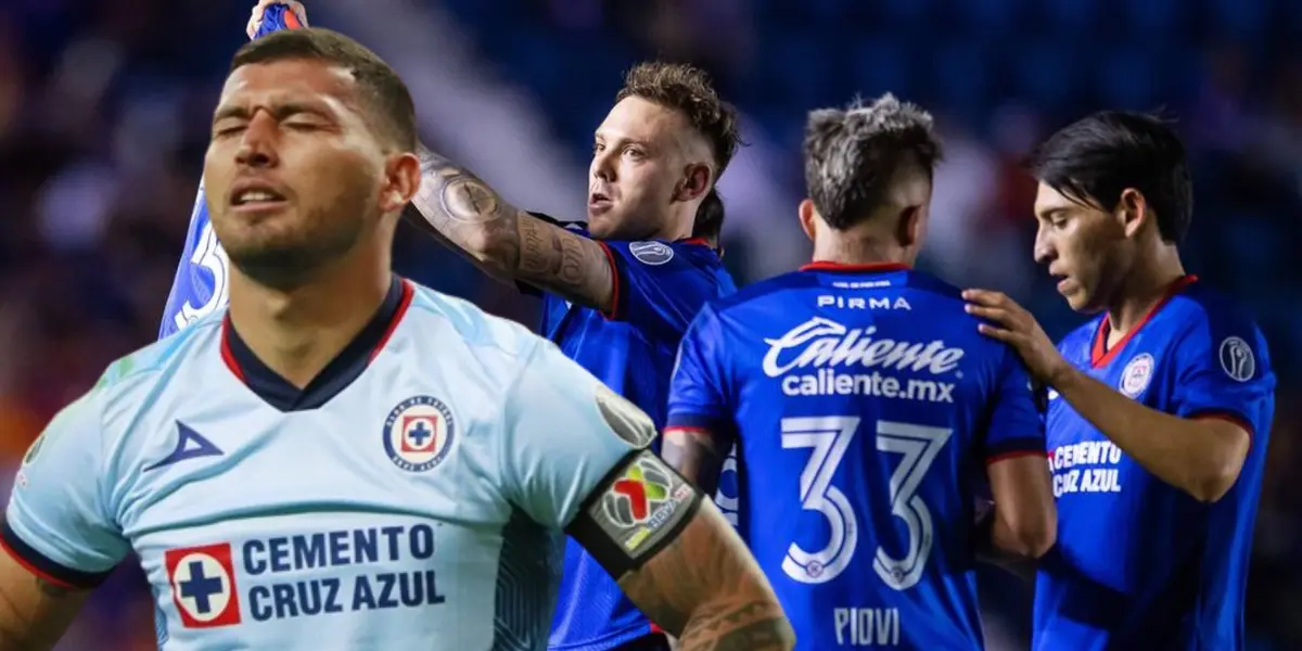 Escobar con el equipo de Cruz Azul/FOTO La Máquina Celeste