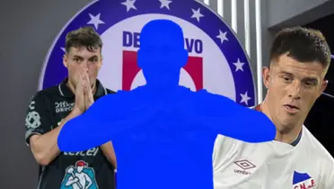 Escudo de Cruz Azul con Federico Viñas, 'Colo' Ramírez y silueta de Duván Zapata/ Foto; Récord