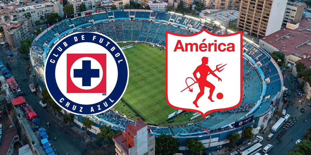 Escudos de logos de Cruz Azul y América de Cali/La Máquina Celeste