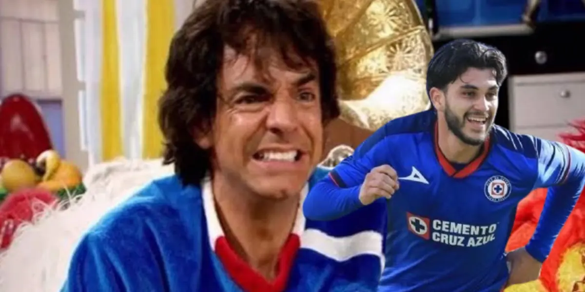 Eugenio Derbdez de fondo, Louis Derbez en primer plano