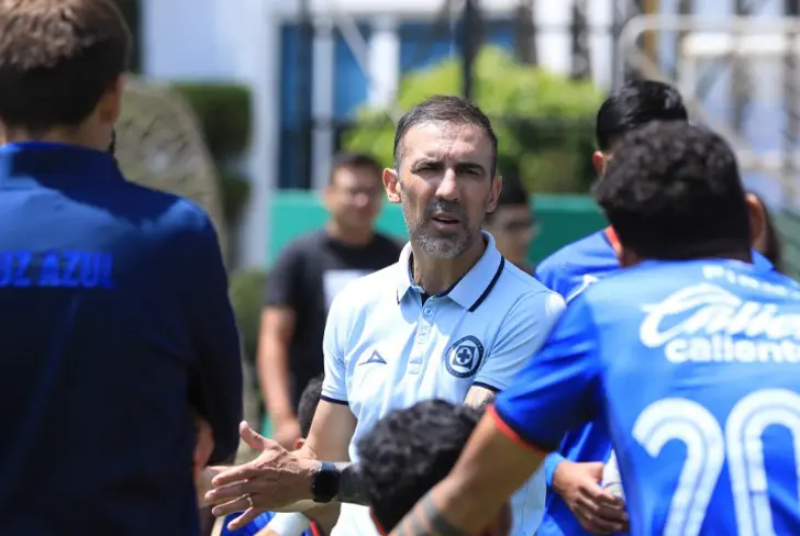 Vicente Sánchez entrenando en Cruz Azul - Foto: Instagram (Vicente Sánchez)