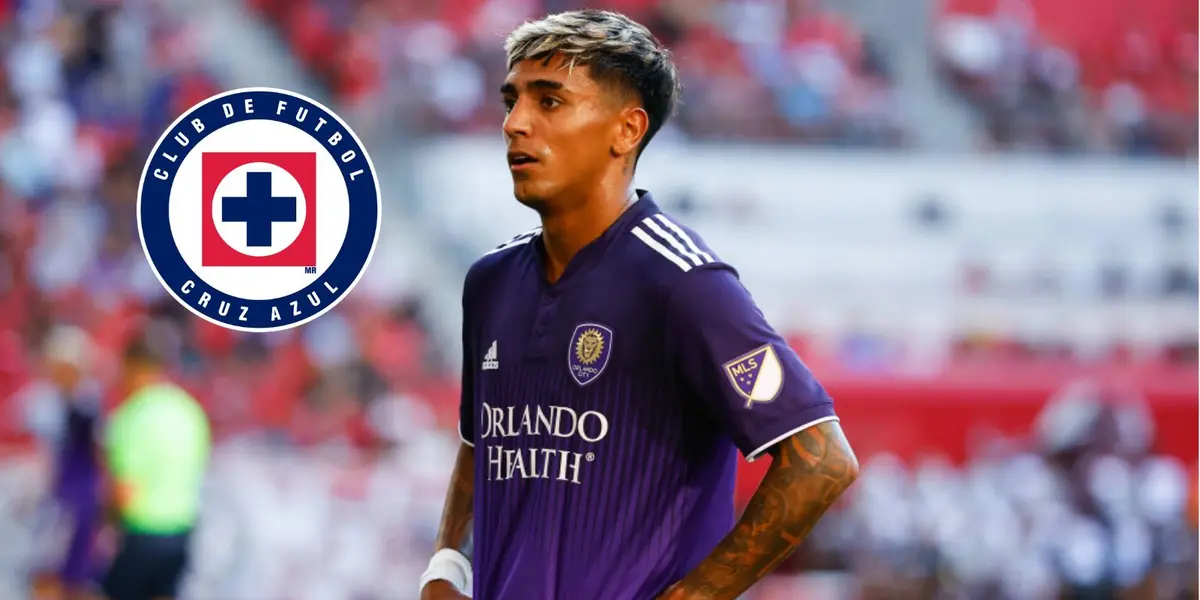 Facundo Torres con el Orlando y logo de Cruz Azul7FOTO: Transfermarkt