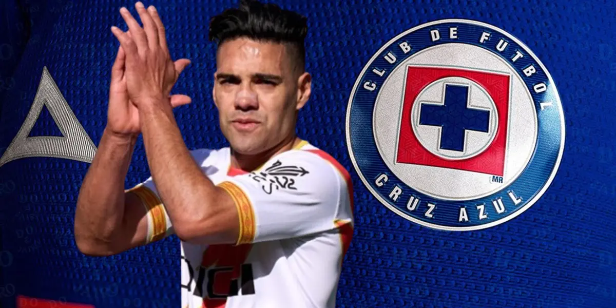 Falcado junto a la jersey de Cruz Azul/FOTO La Máquina Celeste