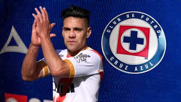 Falcado junto a la jersey de Cruz Azul/FOTO La Máquina Celeste
