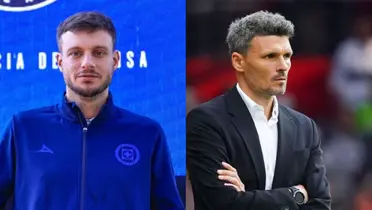 Fernando Ortiz dirigiendo un partido y Martín Anselmi en presentación / El Universal