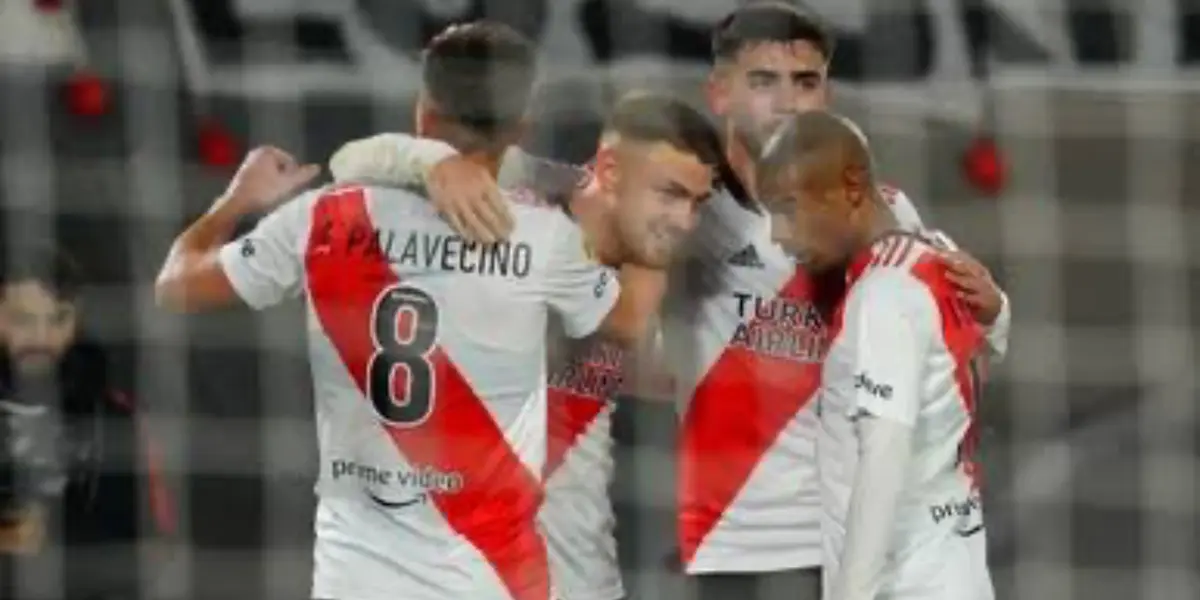 Festejo de los jugadores de River Plate - Foto: Diario Olé