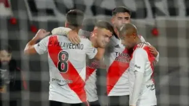 Festejo de los jugadores de River Plate - Foto: Diario Olé