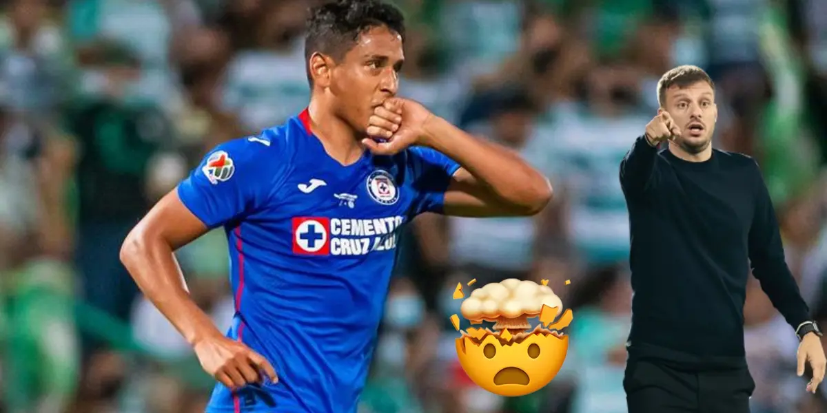 Foto: Excélsior / Luis Romo vistiendo la camiseta de Cruz Azul