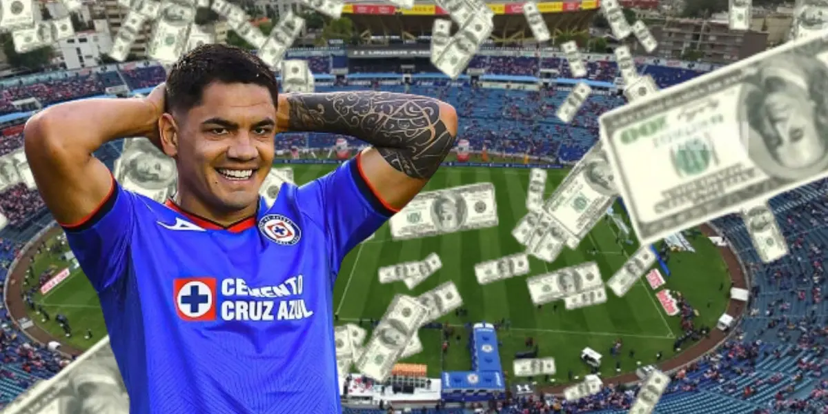 Gabriel Fernández, dólares cayendo/FOTO La Máquina Celeste