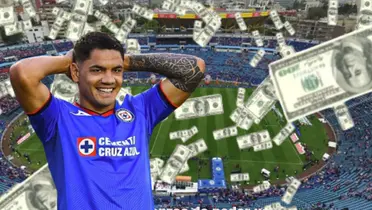 Gabriel Fernández, dólares cayendo/FOTO La Máquina Celeste