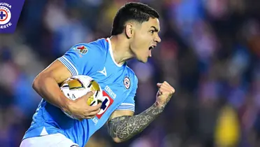 Gabriel Fernández en el Cruz Azul (Fuente: MEXSPORT)