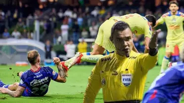 Gato Ortiz y penal de Rotondi/FOTO: Mexsport