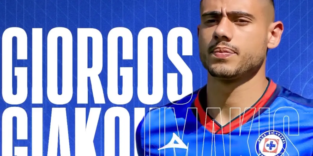 Giakoumakis con el equipo de Cruz Azul/La Máquina Celeste