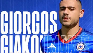 Giakoumakis con el equipo de Cruz Azul/La Máquina Celeste