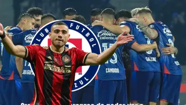 Giakoumakis con el equipo de cruz Azul/La Máquina Celeste