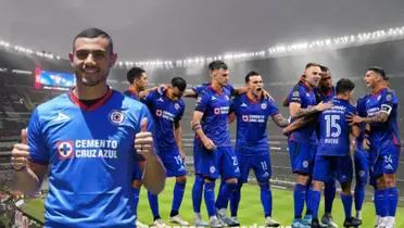 Giakoumakis con el equipo de Cruz Azul/La Máquina Celeste