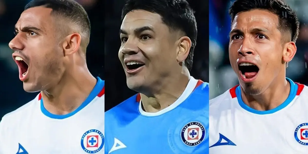 Giakoumakis, Gabriel Fernández y Ángel Sepúlveda - Foto: Facebook