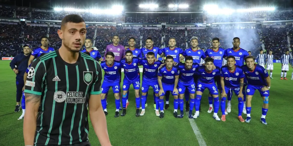 Giakoumakis y el equipo de Cruz Azul/La Máquina Celeste