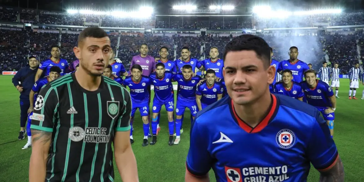 Giakoumakis y Gabriel Fernández en foto del primer equipo/La Máquina Celeste