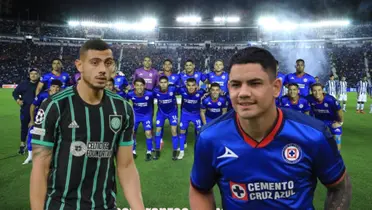 Giakoumakis y Gabriel Fernández en foto del primer equipo/La Máquina Celeste