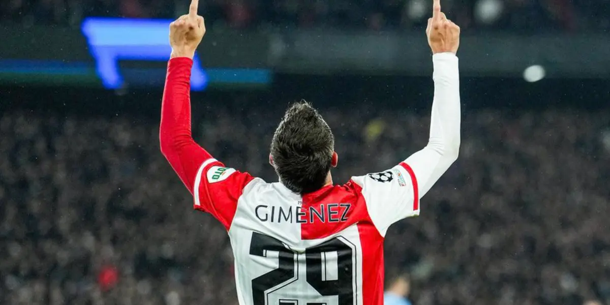 Gimenez ha aportado en el marcador en sus últimos cinco juegos / @Feyenoord