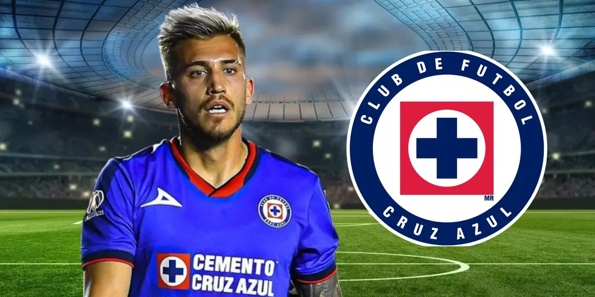Gonzalo Piovi, escudo de Cruz Azul/FOTO La Máquina Celeste