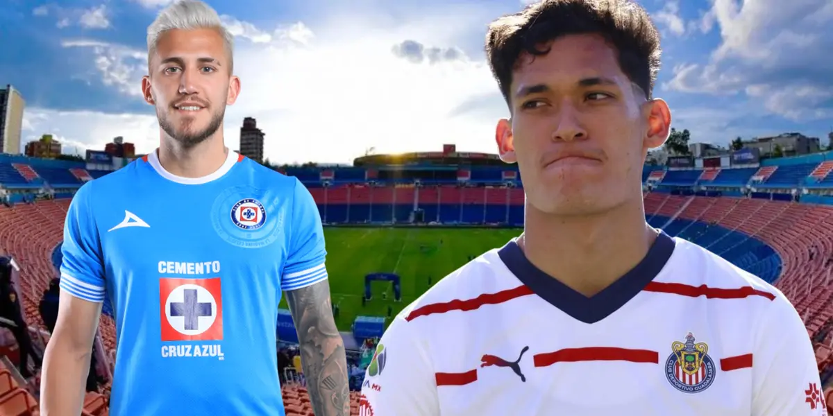 Gonzalo Piovi y Chiquete Orozco (Foto tomada de: Mexsport/Cruz Azul)