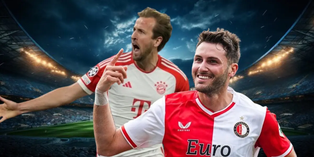 Harry Kane junto a Santi Giménez/foto La Máquina Celeste