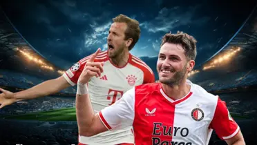 Harry Kane junto a Santi Giménez/foto La Máquina Celeste