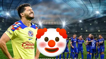 Henry Martin, equipo de Cruz Azul, emoji de payaso/La Máquina Celeste