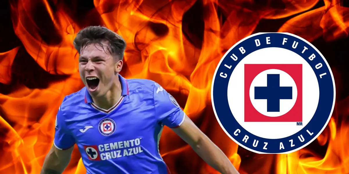 Huescas a lado del escudo de Cruz Azul/FOTO La Máquina Celeste