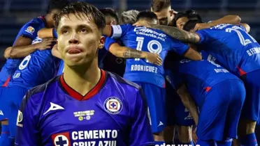 Huescas después de la final vs América, qeuipo de Cruz Azul/La Máquina Celeste
