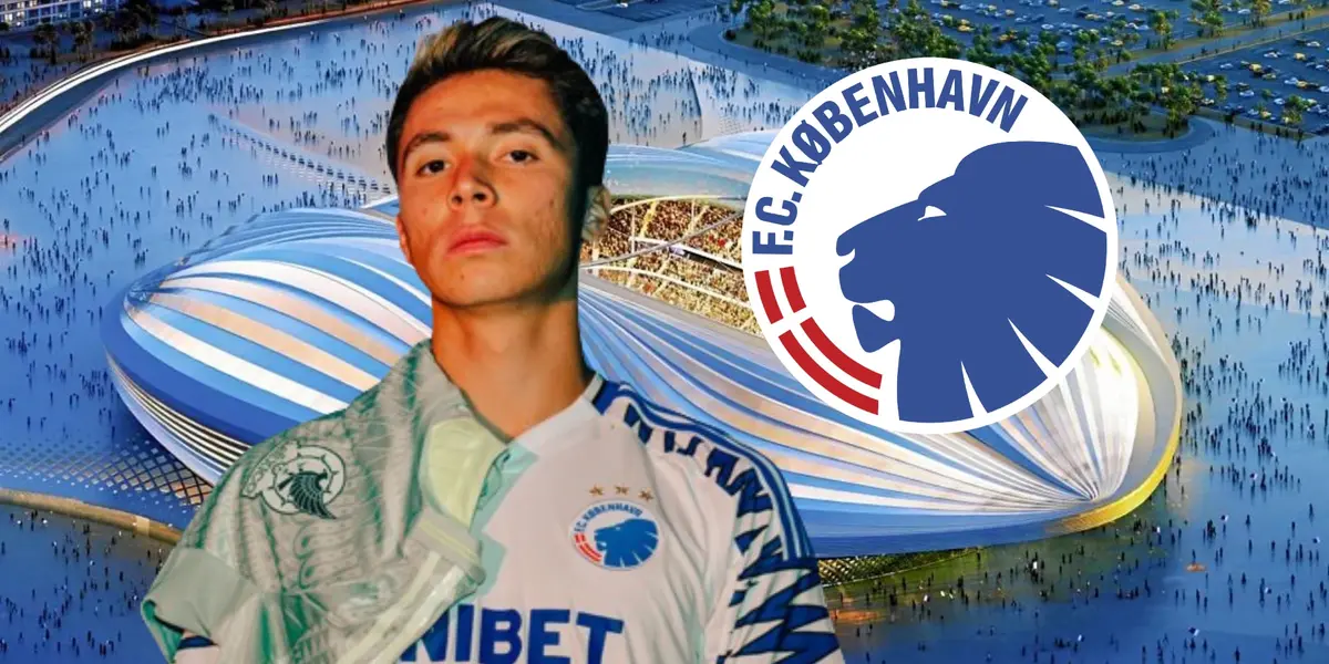 Huescas, estadio futurista, escudo del Copenhague/La Máquina Celeste