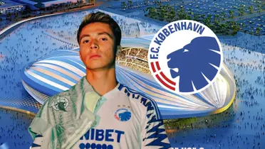 Huescas, estadio futurista, escudo del Copenhague/La Máquina Celeste