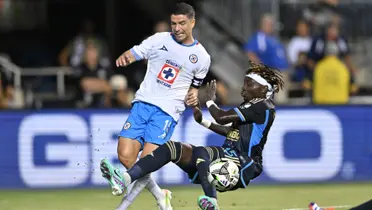 Ignacio Rivero durante el cotejo ante Philadelphia (Fuente: Leagues Cup)