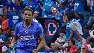 Ignacio Rivero marcando gol, la afición de fondo/La Máquina Celeste