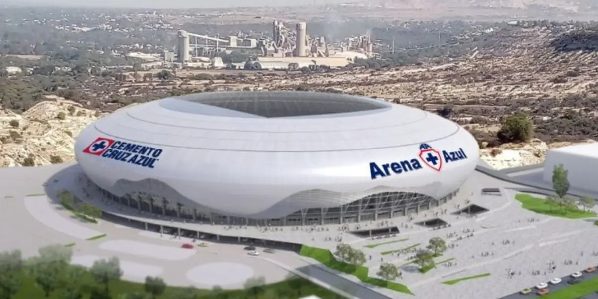 Ilustración de lo que sería el estadio del combinado de Cruz Azul / Récord